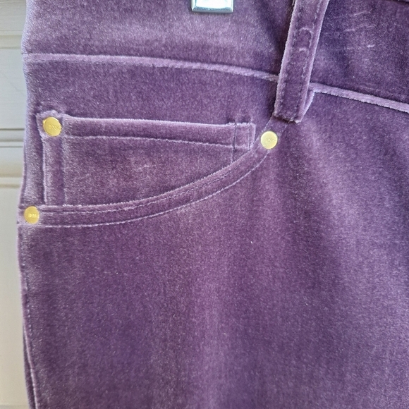 INC International Concepts Lavender Jeggings Plus Sz14 Velour Elastic Skinny - Picture 5 of 7